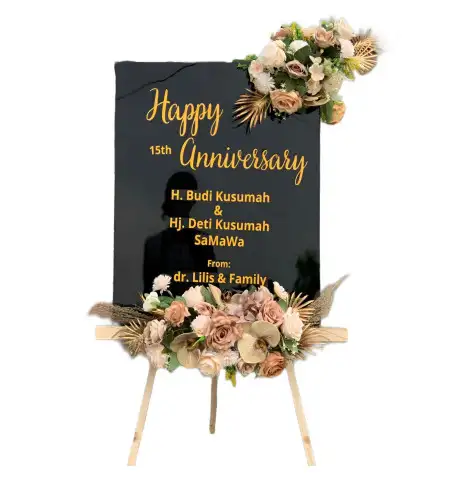 Papan Bunga Akrilik Pinggirsari